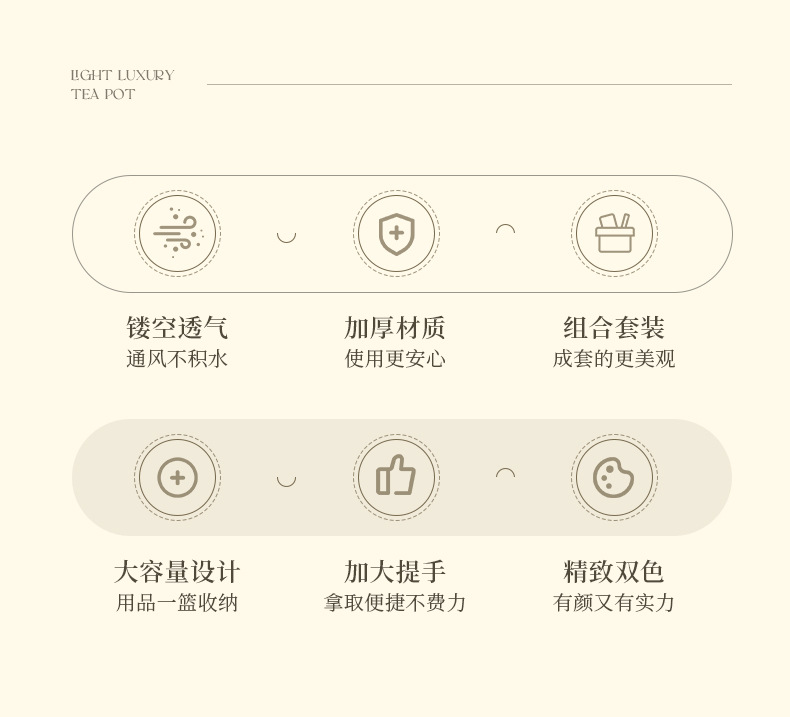 Daily Necessities，suit，Soap box，Cup，Hand basket，Bathing Basket，electroplate，Frosting，