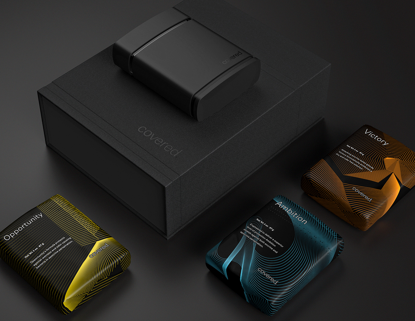 packing design，Covered®，