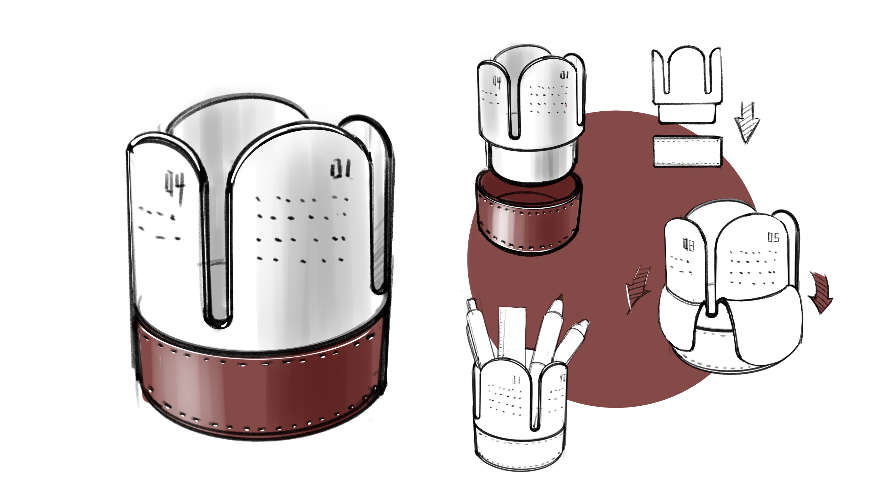 industrial design，Desk calendar，Good things on the table，calendar，Office stationery，