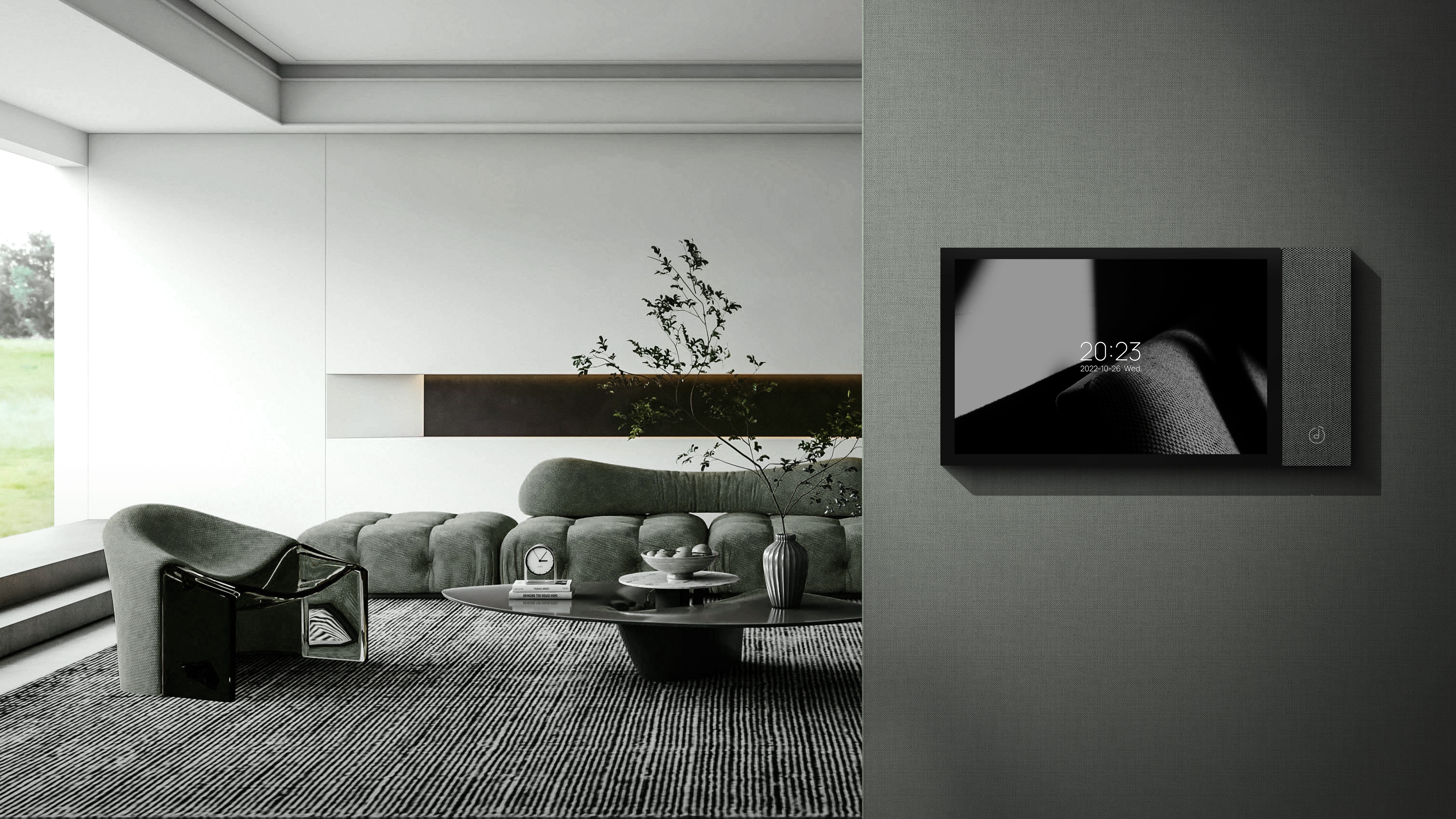 Industrial design, smart screen, product design, UI design，