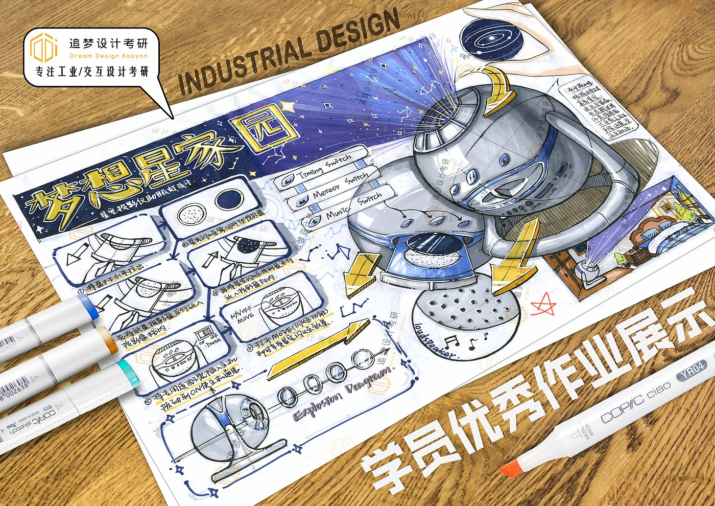 Postgraduate entrance examination for industrial design，Product design postgraduate entrance examination，Hand drawn industrial design，Hand drawn product design，Industrial Design Postgraduate Entrance Examination，Product design postgraduate entrance examination fast question，Dream-chasing Design Postgraduate Entrance Examination，