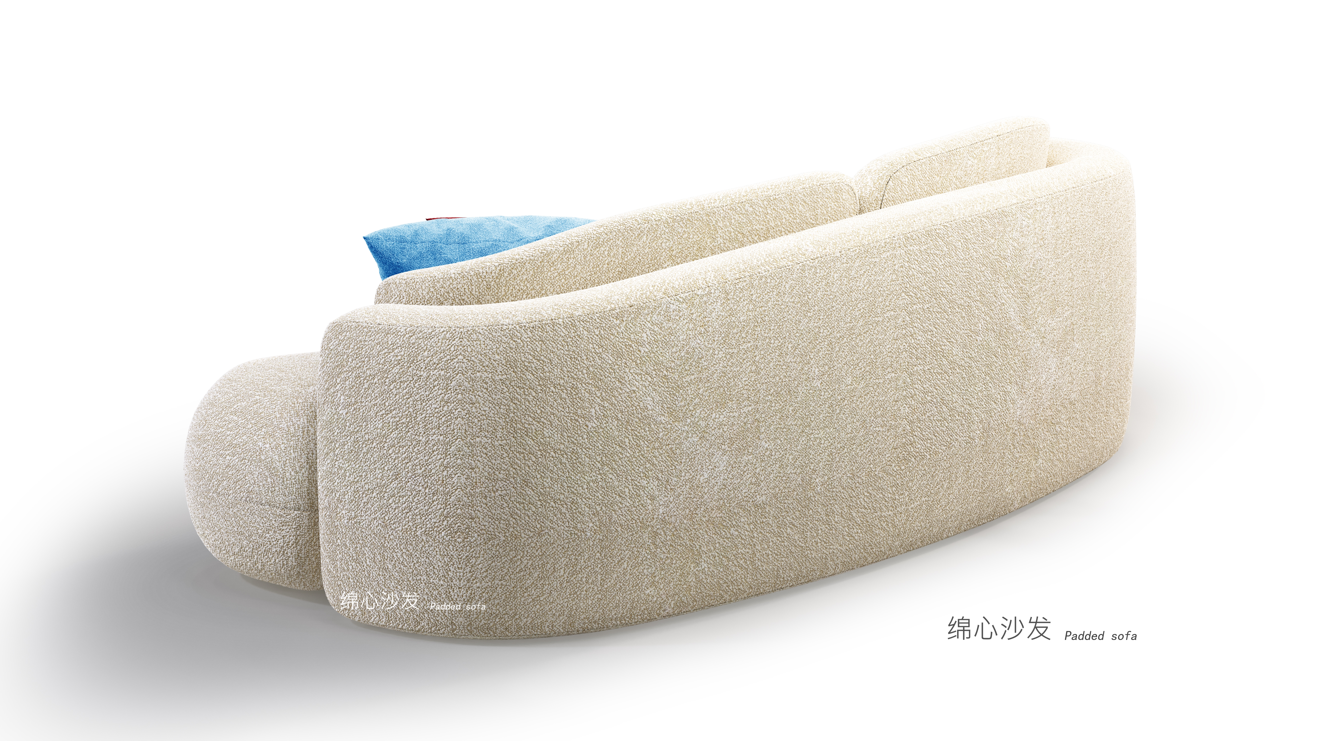 Soft heart sofa Padded sofa, furniture，