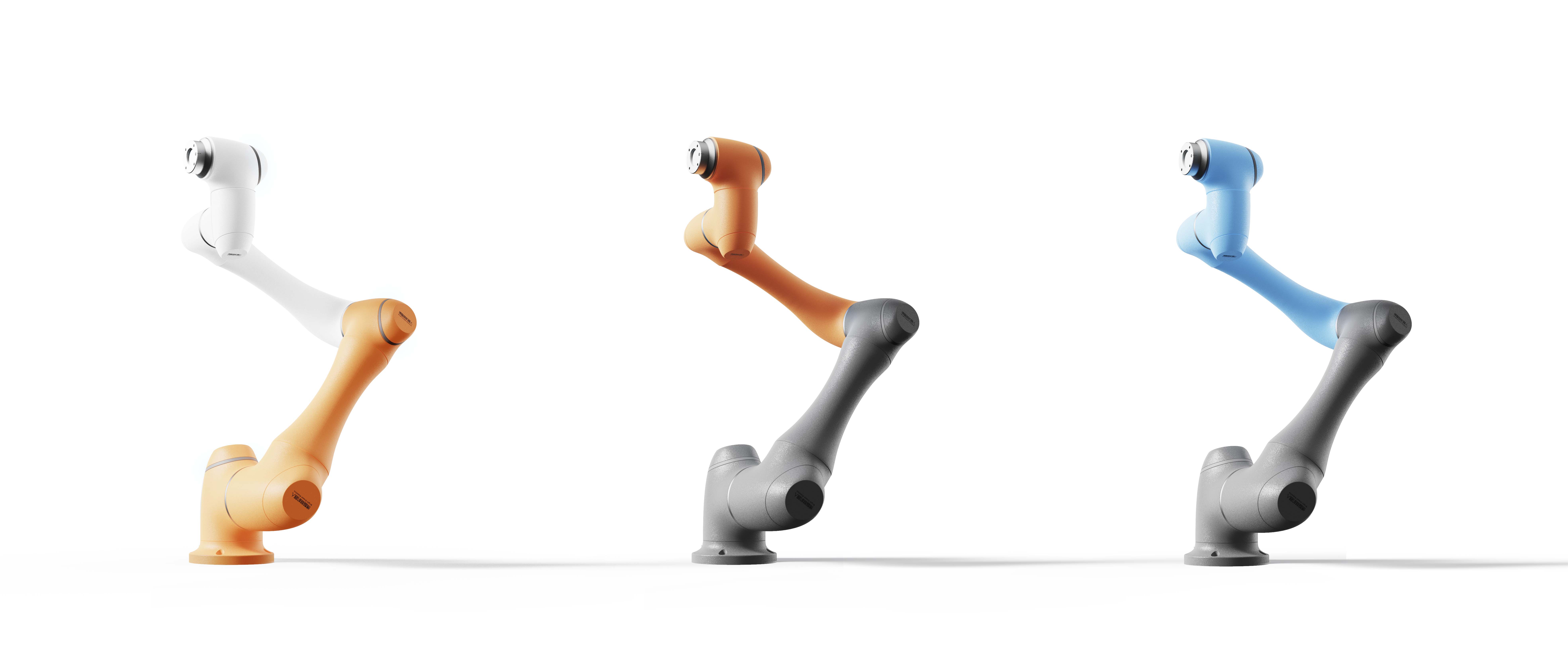 Mechanical arm，robot，industrial design，product design，drop shape，Affinity，sense of security，Professional sense，