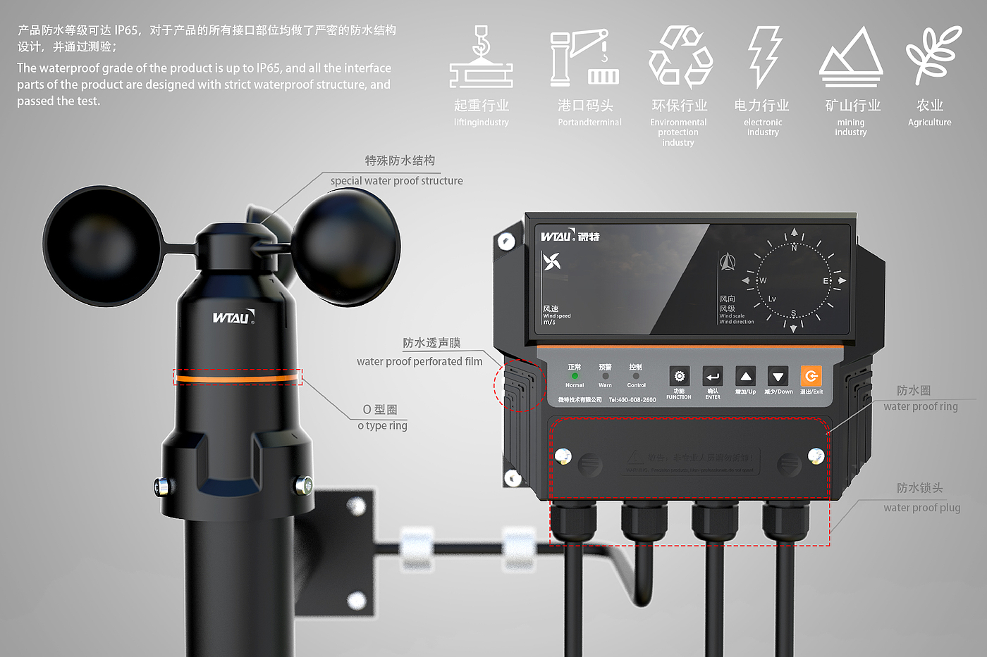 Industrial Design, Structural Design Instrument, Red Star Award Works, Packaging，