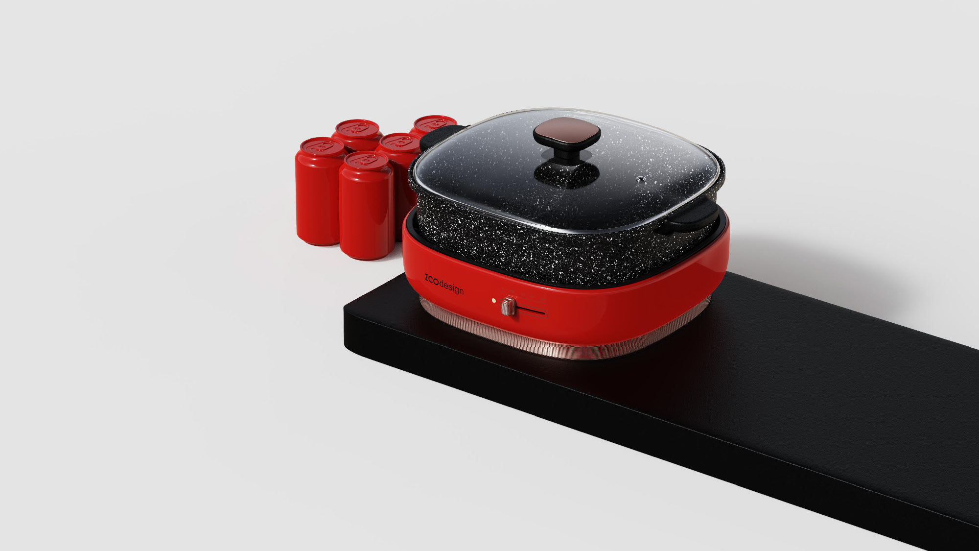 Hot Pot，industrial design，product design，Appearance design，Household appliances，