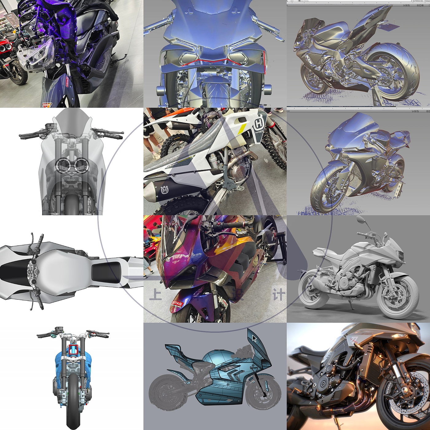 Motorcycle/Electric Vehicle/Design/Modeling Accessories Modification，