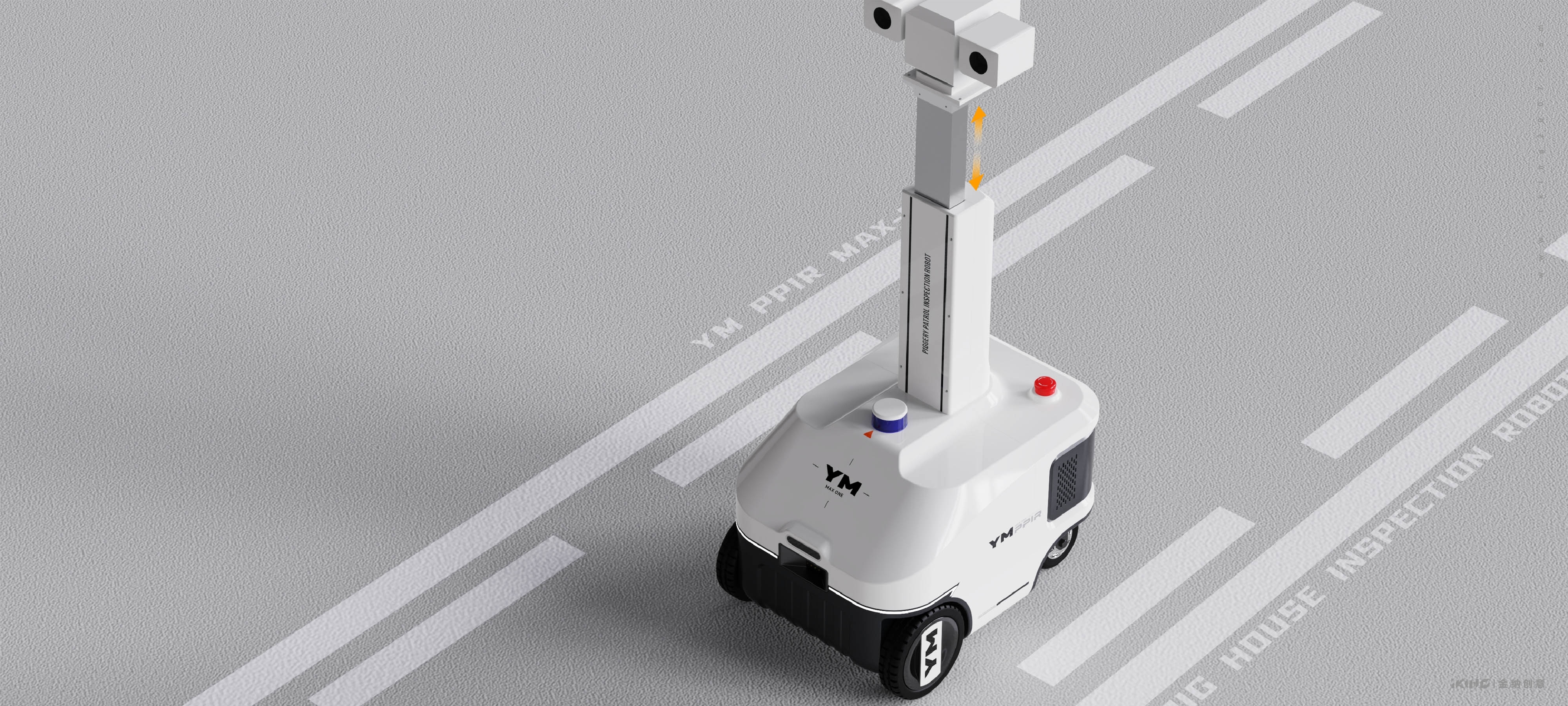 Patrol robot，Agricultural robot，intelligent robot，industrial design，product design，Appearance design，Changzhou Jinna Industrial Product Design Company，Kinner creative，