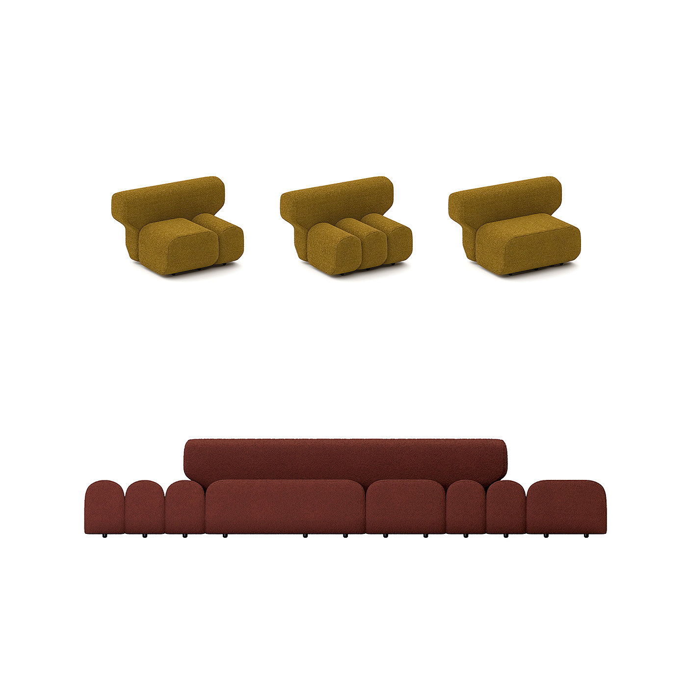 furniture，sofa，product design，Bridge，