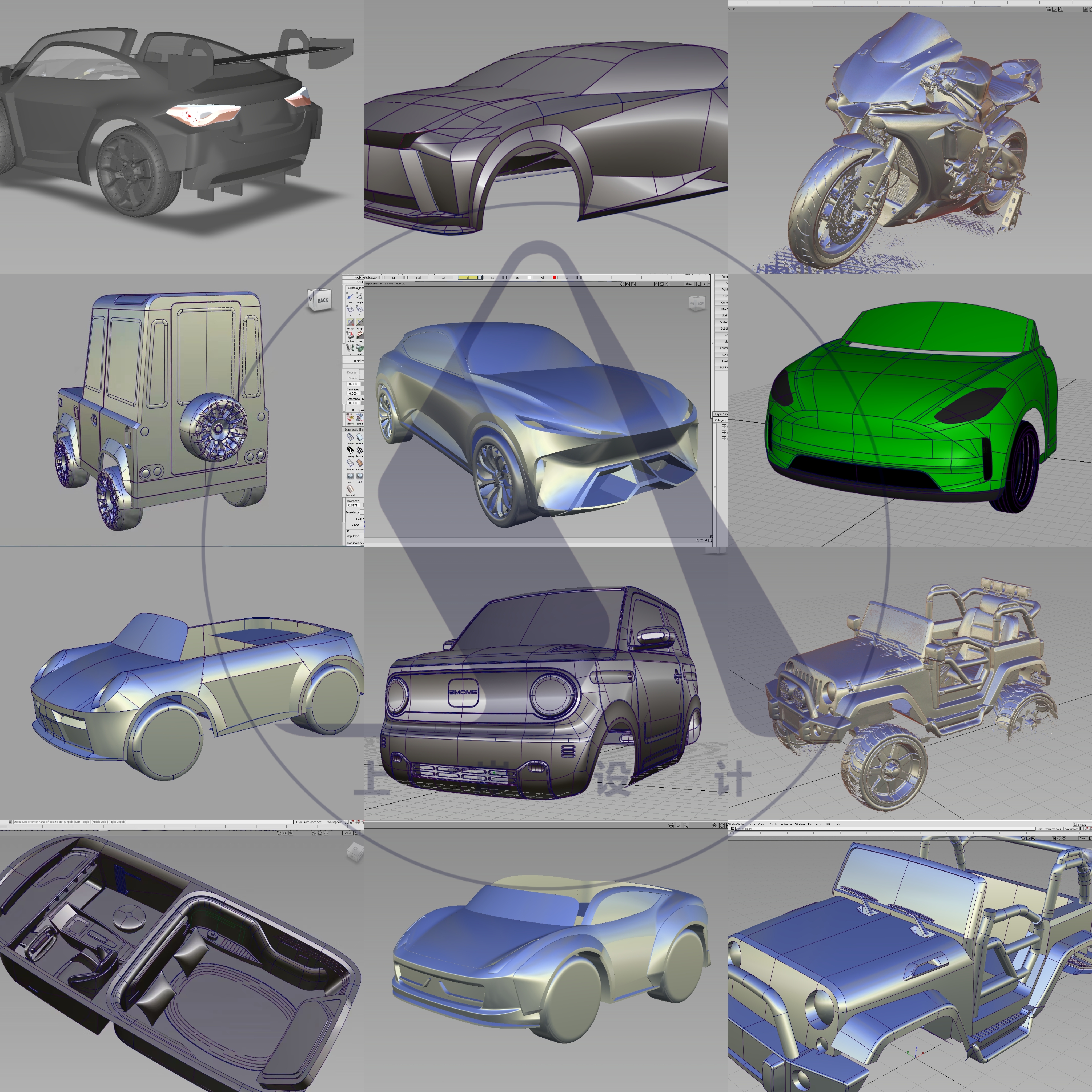 Design Modeling of Appearance and Interior Effect of Baby Car/Point Cloud Scanning and Printing，