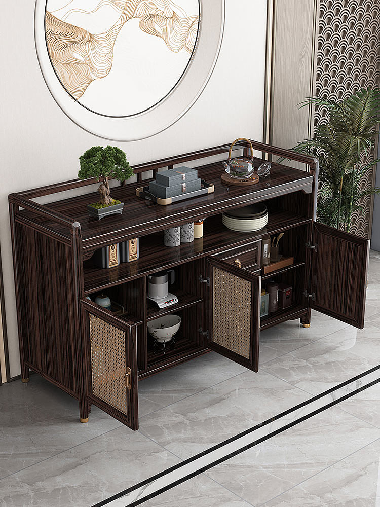 New Chinese style，furniture，Sideboard，cabinet，solid wood，