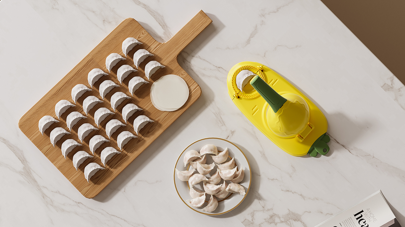 Pressing face leather，Make dumplings，Kitchen supplies，