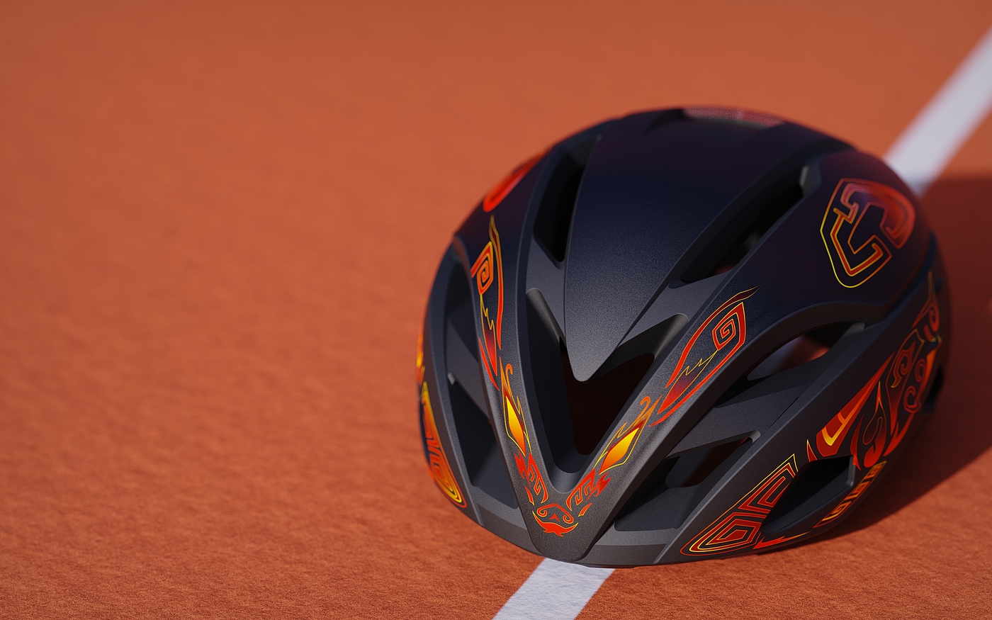 Rendering, Sports, Helmet，