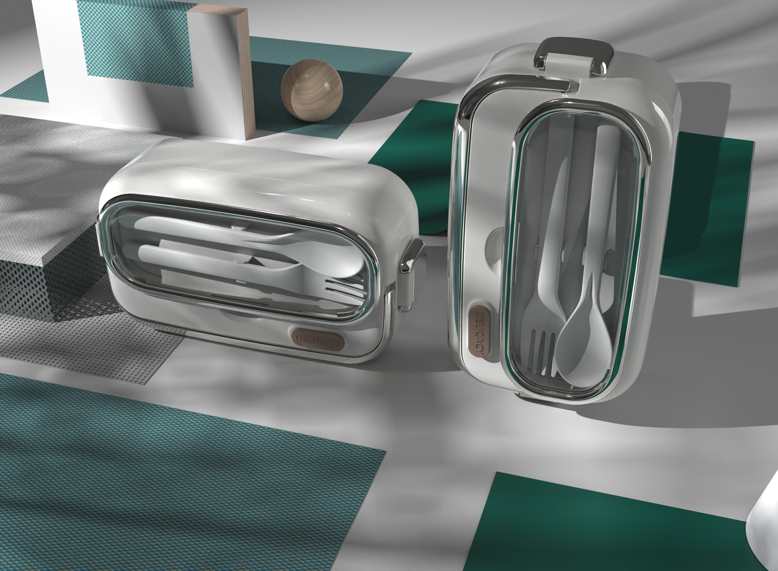 an industrial design，Original design，Innovative design，Light luxury，Lunch box，