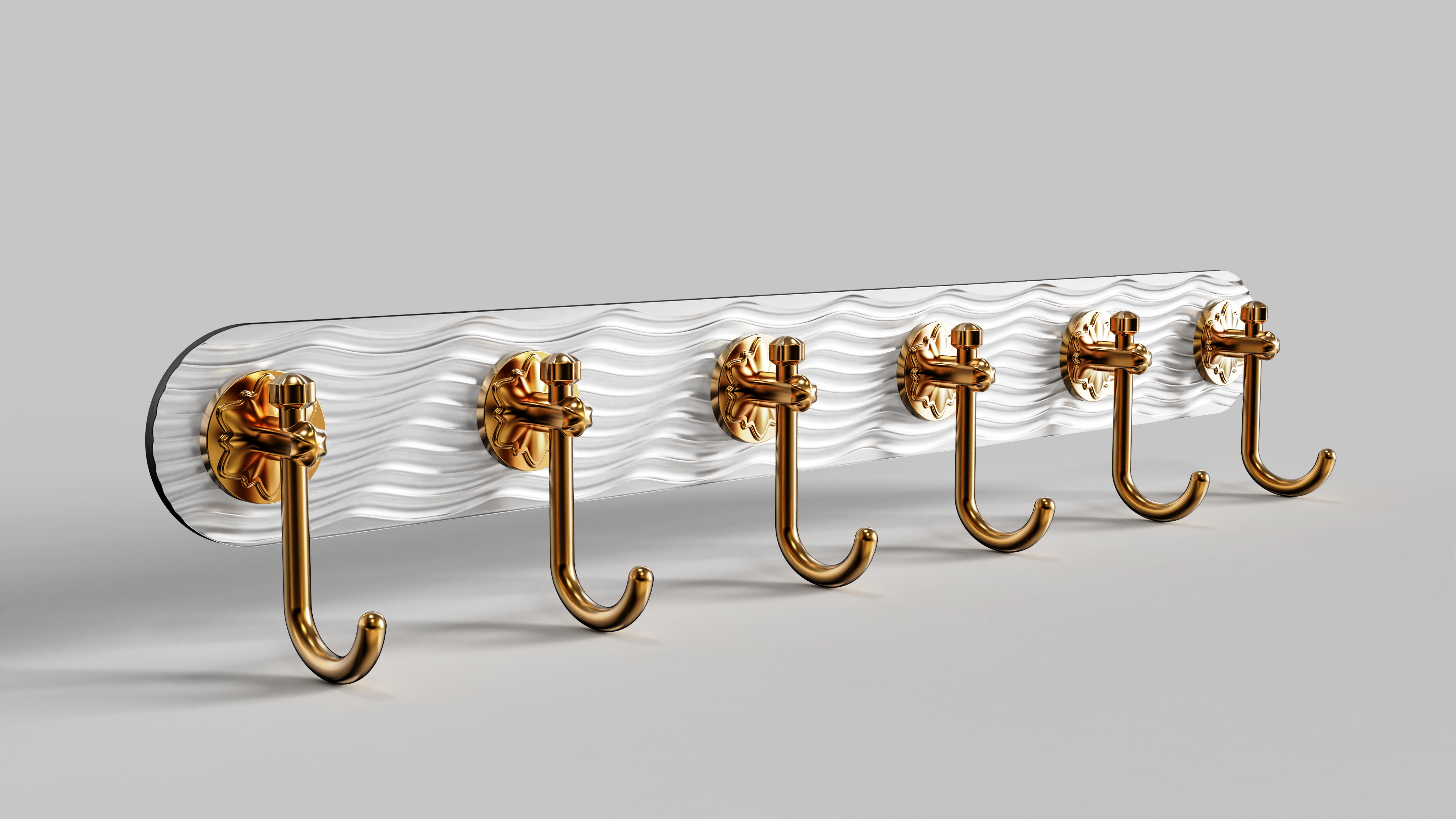 Light luxury，a hook，Acrylic，Broken pattern，