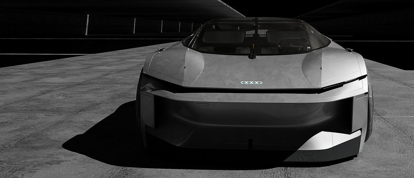 OOOO，conceptual design，Sports car，3D modeling，outdoor sport，