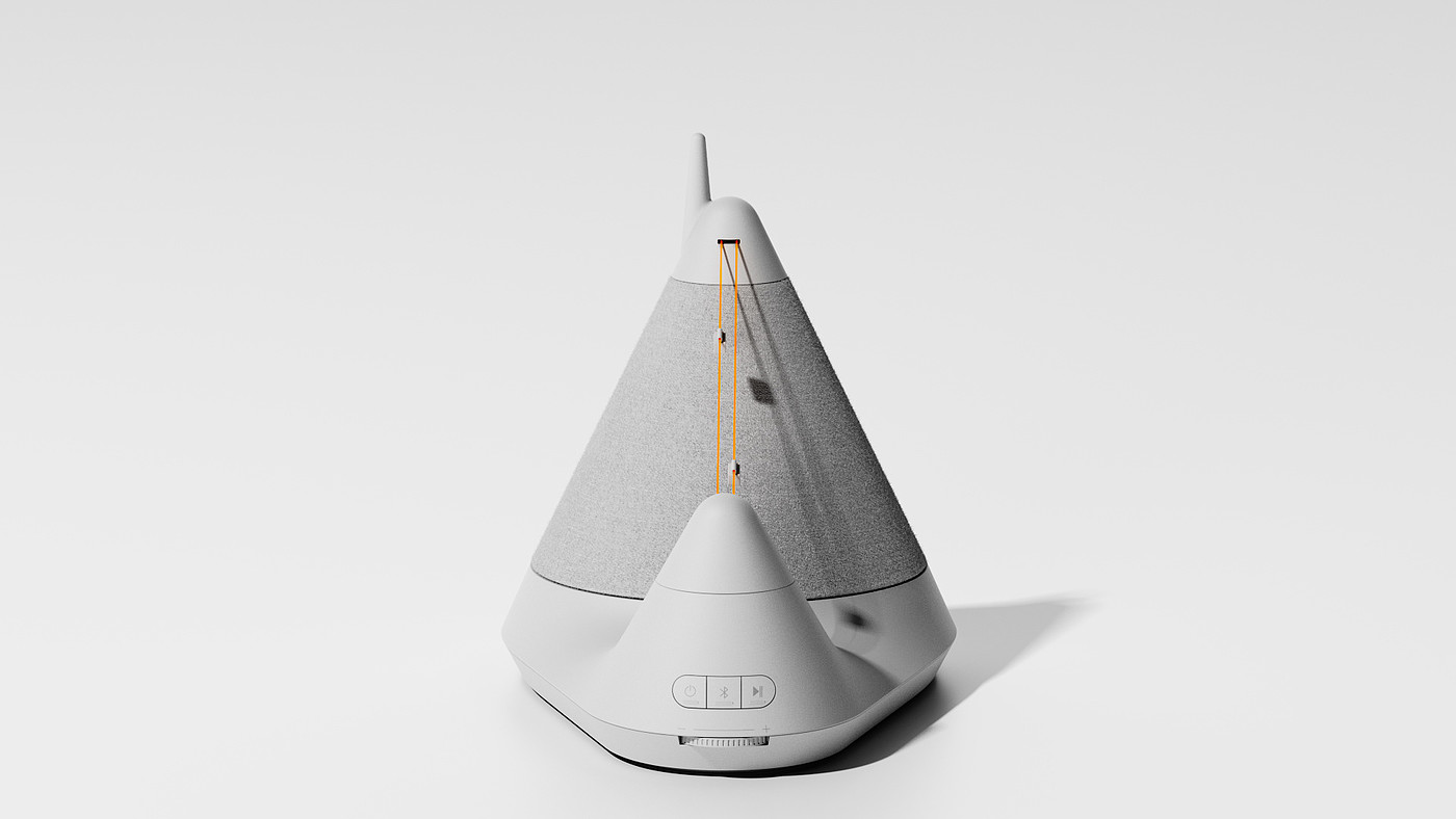 Gondola，Bluetooth Speaker ，Art design，conceptual design，electronic product，