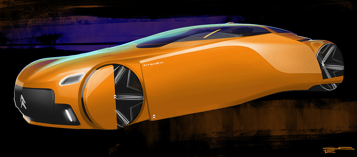 industrial design，vehicle，Citroen，Neutron Citrate，