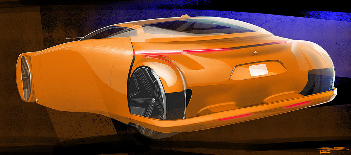 industrial design，vehicle，Citroen，Neutron Citrate，
