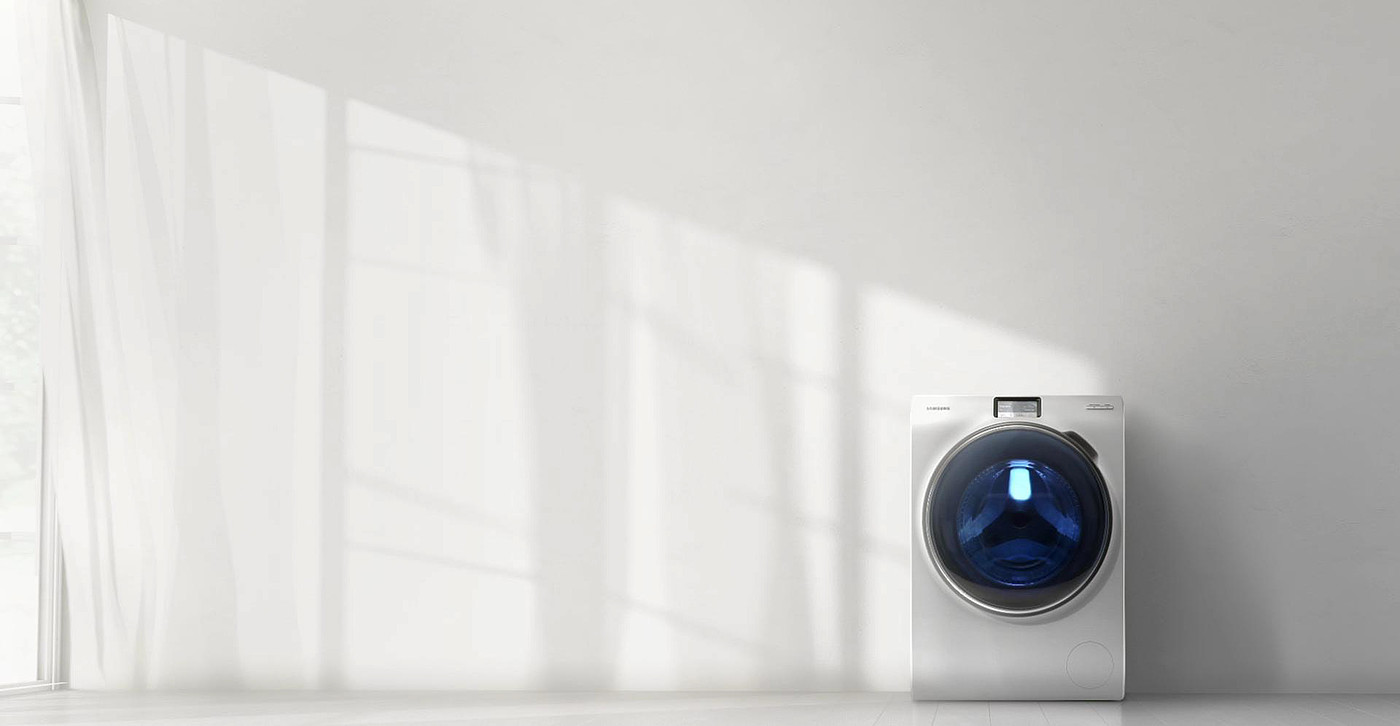 Washing machine，household electrical appliances，Design，Simplicity，life，