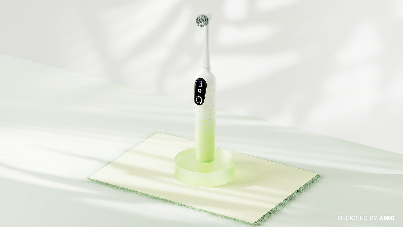 product design，Electric toothbrush，Gehu，industrial design，cmf，