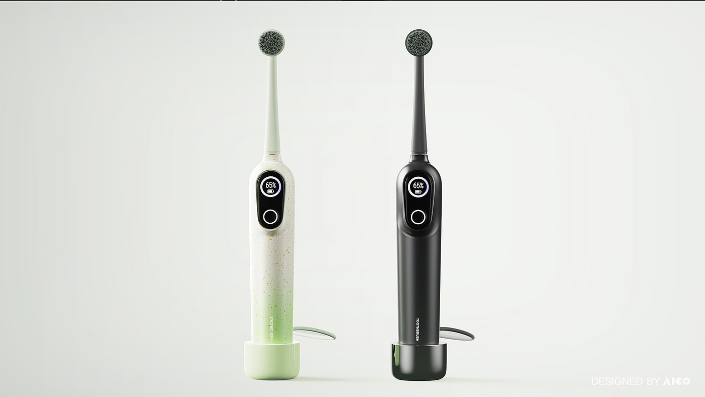 product design，Electric toothbrush，Gehu，industrial design，cmf，