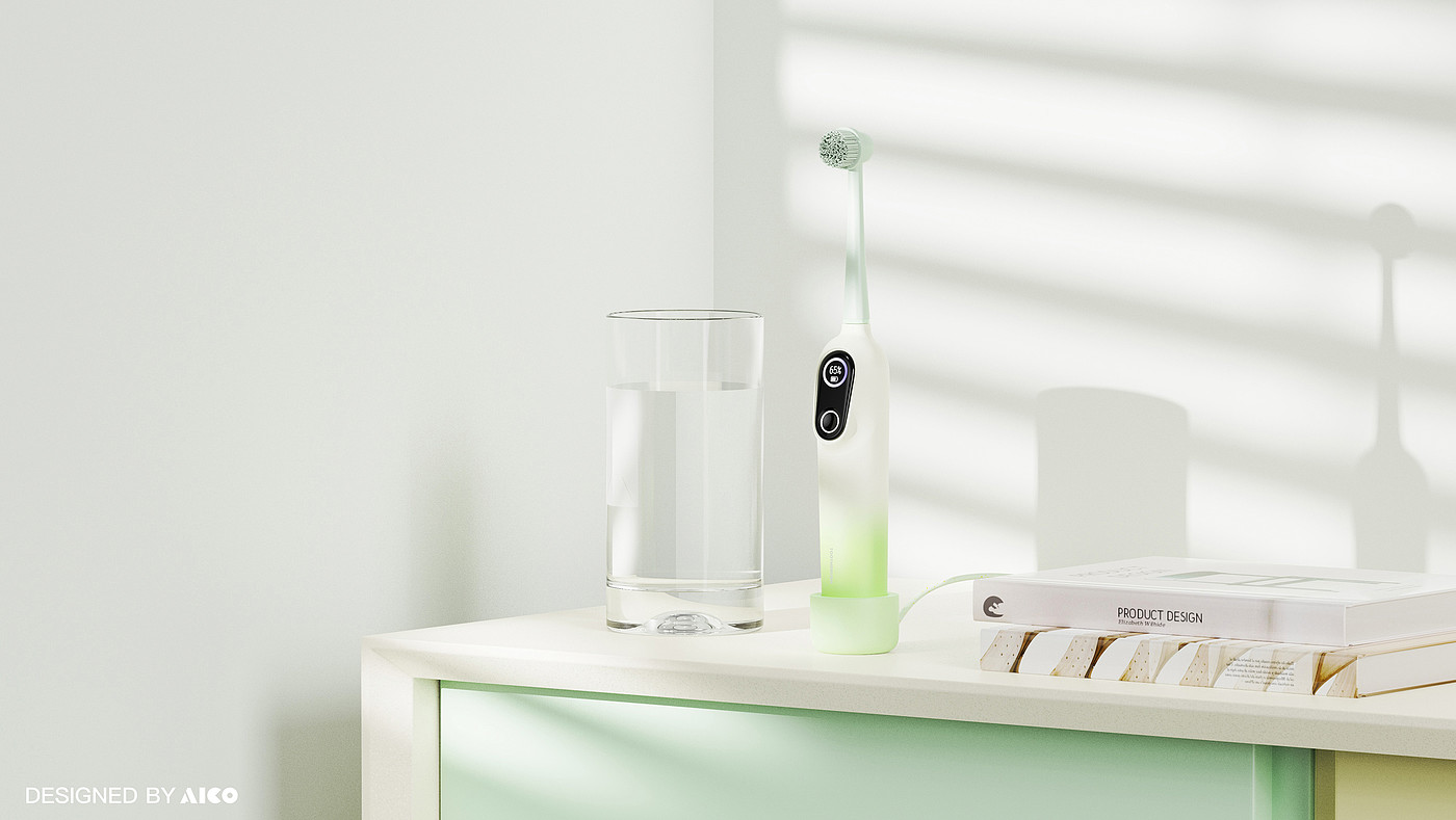 product design，Electric toothbrush，Gehu，industrial design，cmf，