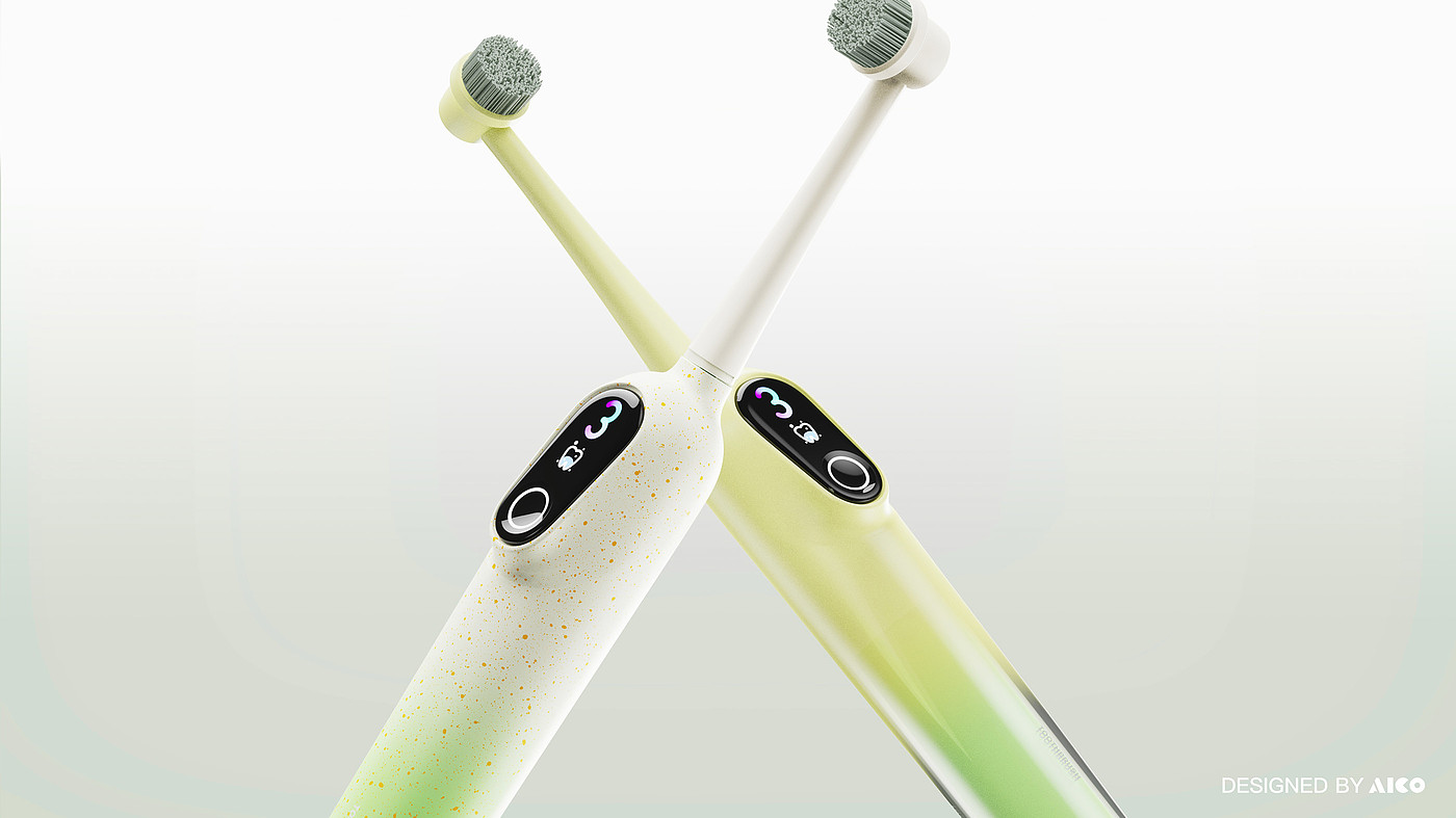 product design，Electric toothbrush，Gehu，industrial design，cmf，