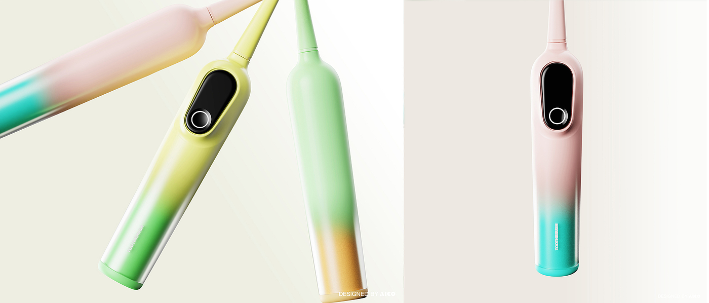 product design，Electric toothbrush，Gehu，industrial design，cmf，