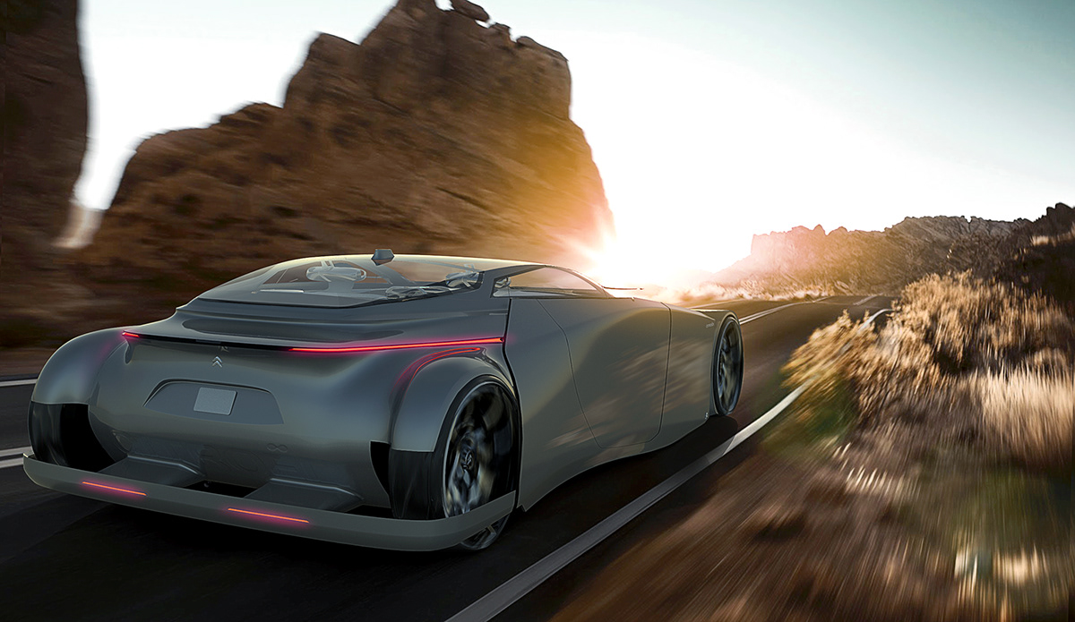 industrial design，vehicle，Citroen，Neutron Citrate，