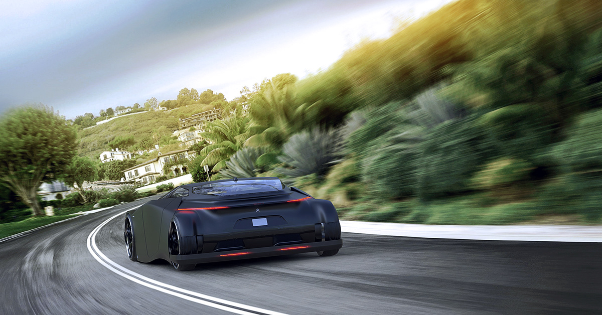 industrial design，vehicle，Citroen，Neutron Citrate，