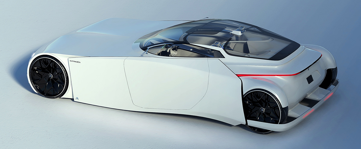 industrial design，vehicle，Citroen，Neutron Citrate，