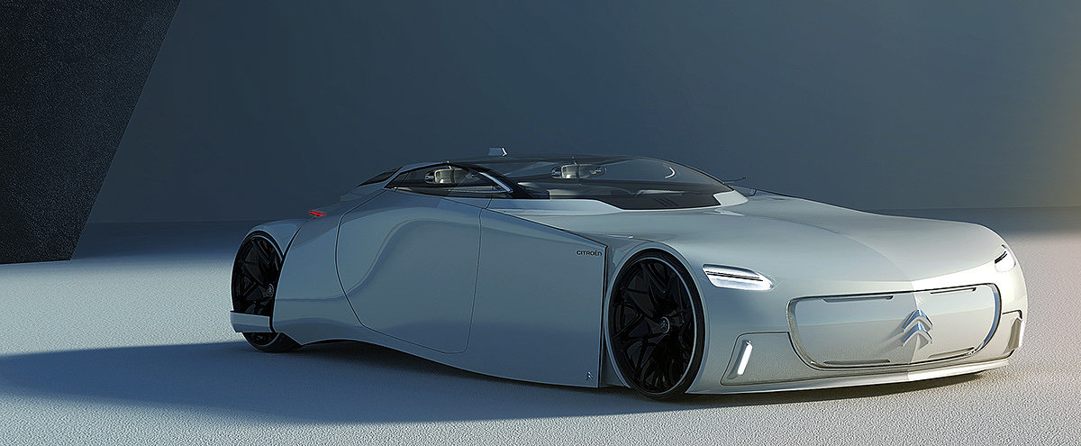industrial design，vehicle，Citroen，Neutron Citrate，