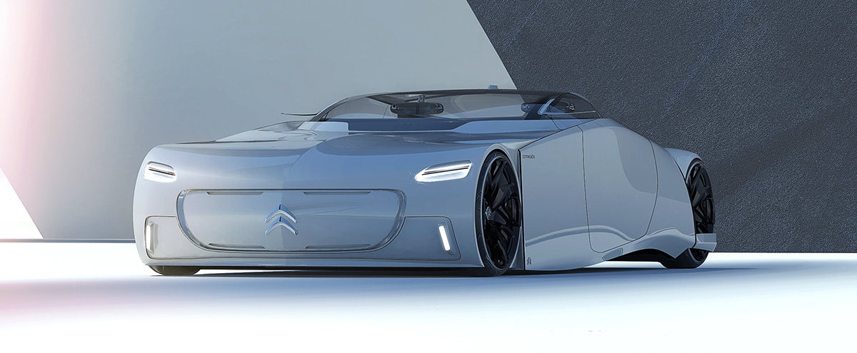 industrial design，vehicle，Citroen，Neutron Citrate，