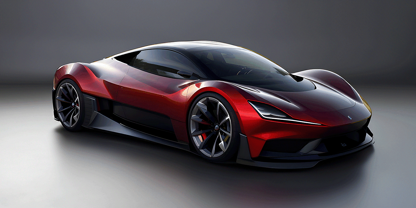 vehicle，Sports car，conceptual design，automobile，