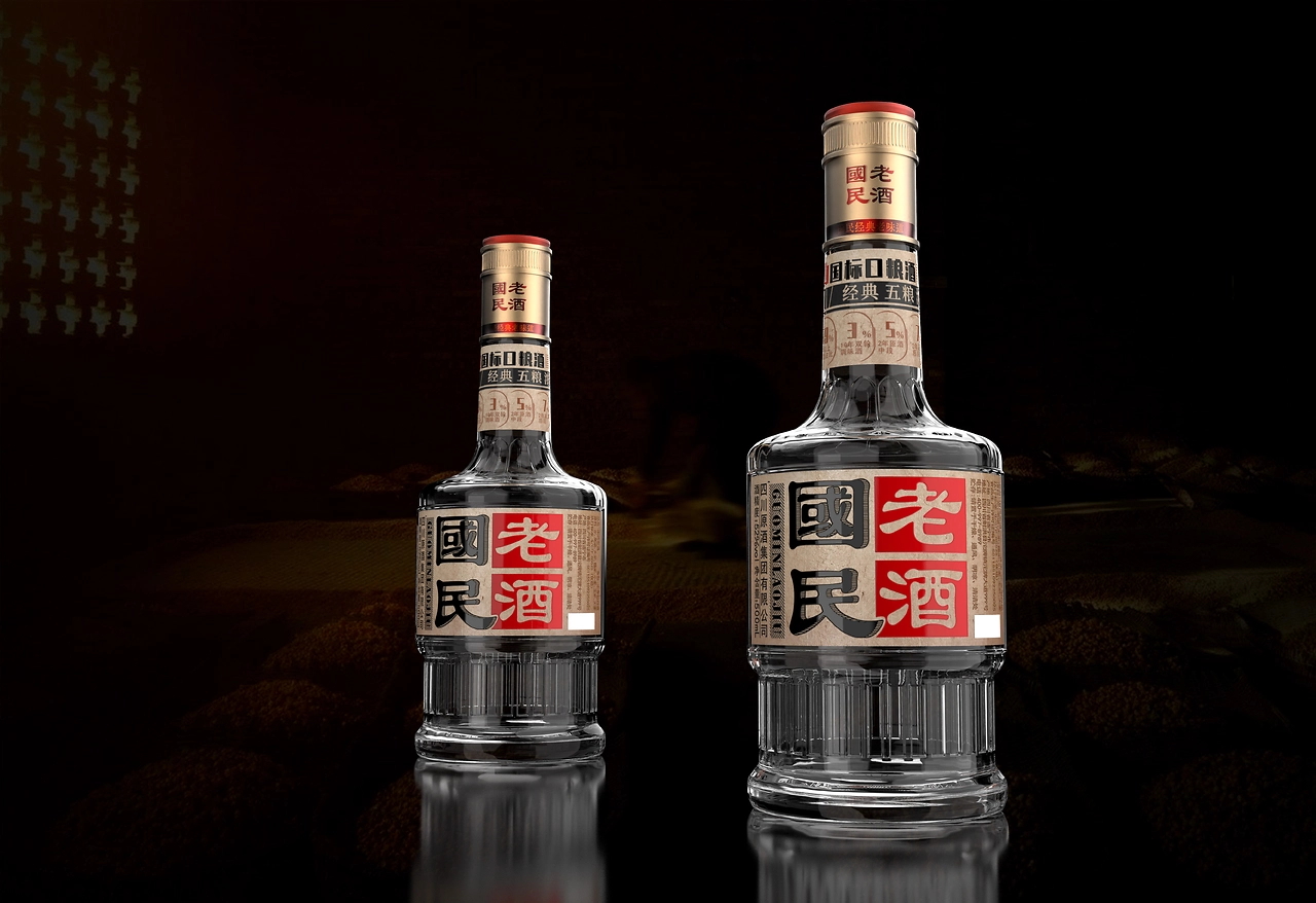 Baijiu，light bottle wine，Vintage white wine，Alcohol，water，product design，packing design，Wine packaging design，