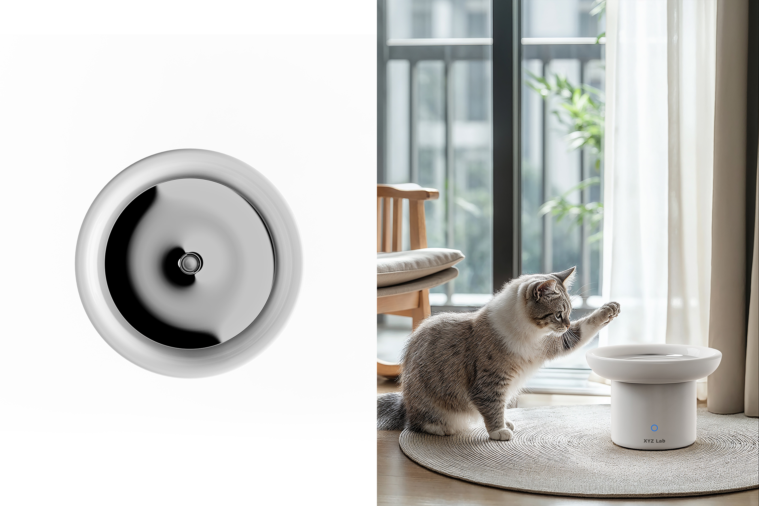 industrial design，product design，Pet water dispenser，ai，artificial intelligence，Scene map，Rendering，E-commerce diagram，