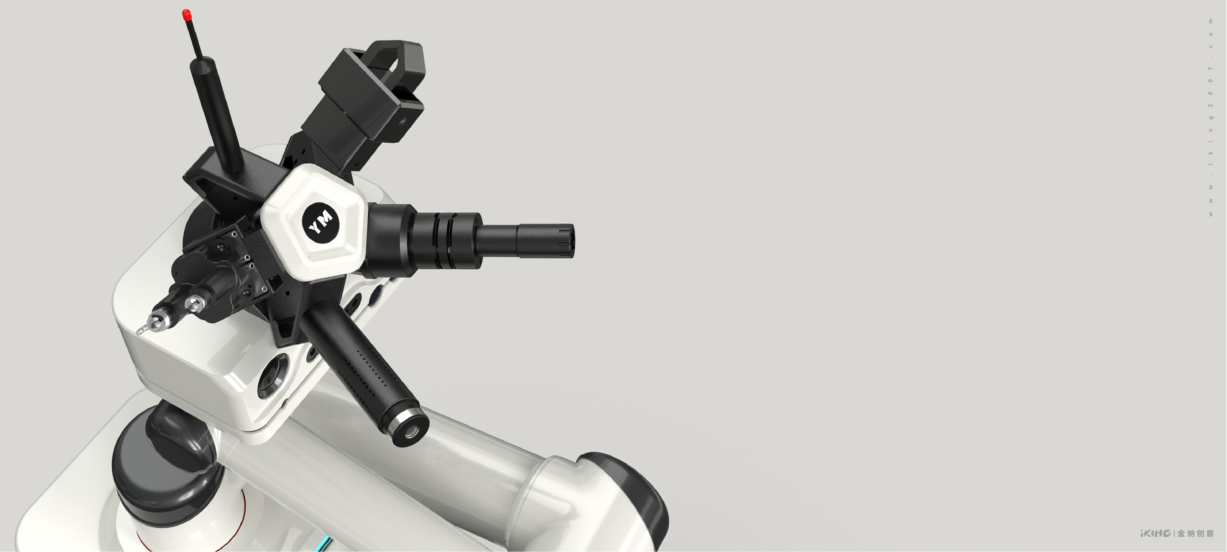 Live operation robot，Robot product design，Product appearance design，robot，intelligent robot，Kinner creative，Changzhou Industrial Design Company，Changzhou Design Company，