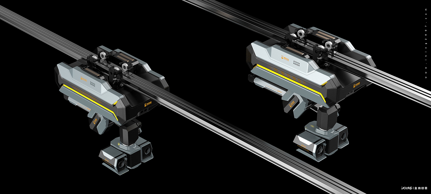 Hanging rail inspection robot，Patrol robot，industrial design，Product appearance design，Changzhou Jinna Industrial Design，Kinner creative，