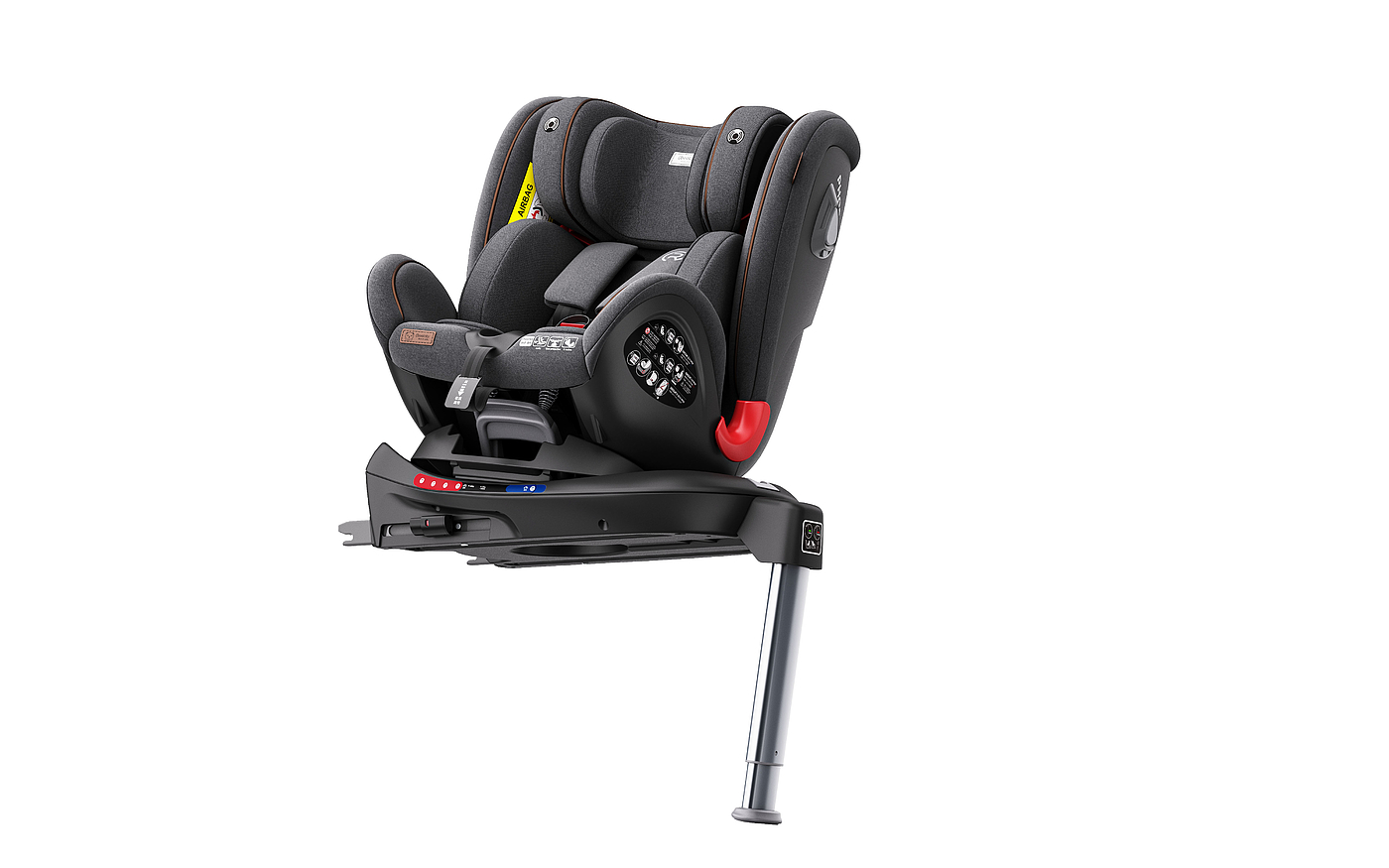 vehicle-use child safety seats，Safety seat product rendering，Product rendering，E-commerce details，3D rendering，Cross border E-commerce，Maternal and infant products，Blender rendering，