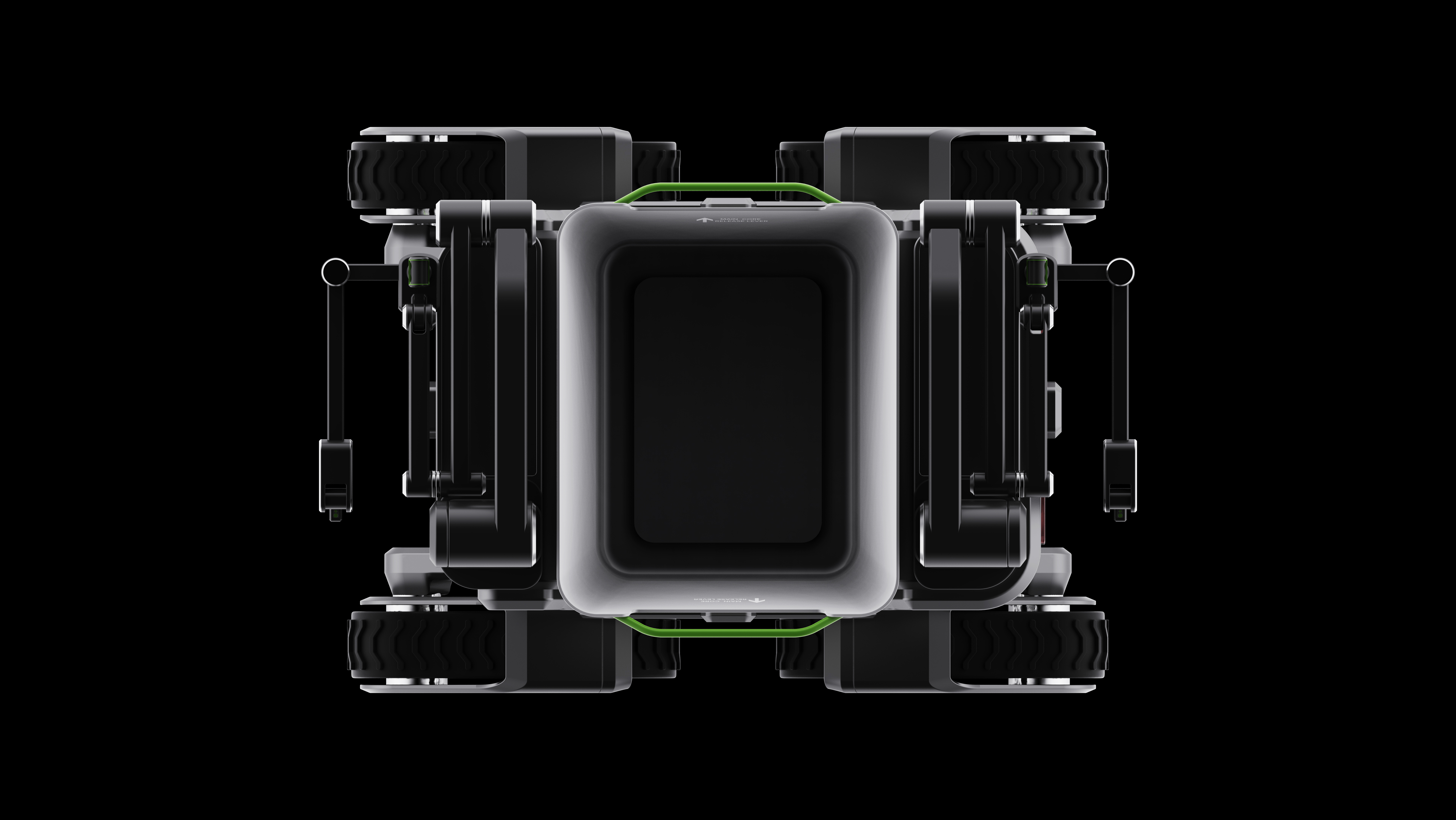 unmanned vehicle, big data, mechanical tools, minimalist, geometric metal，