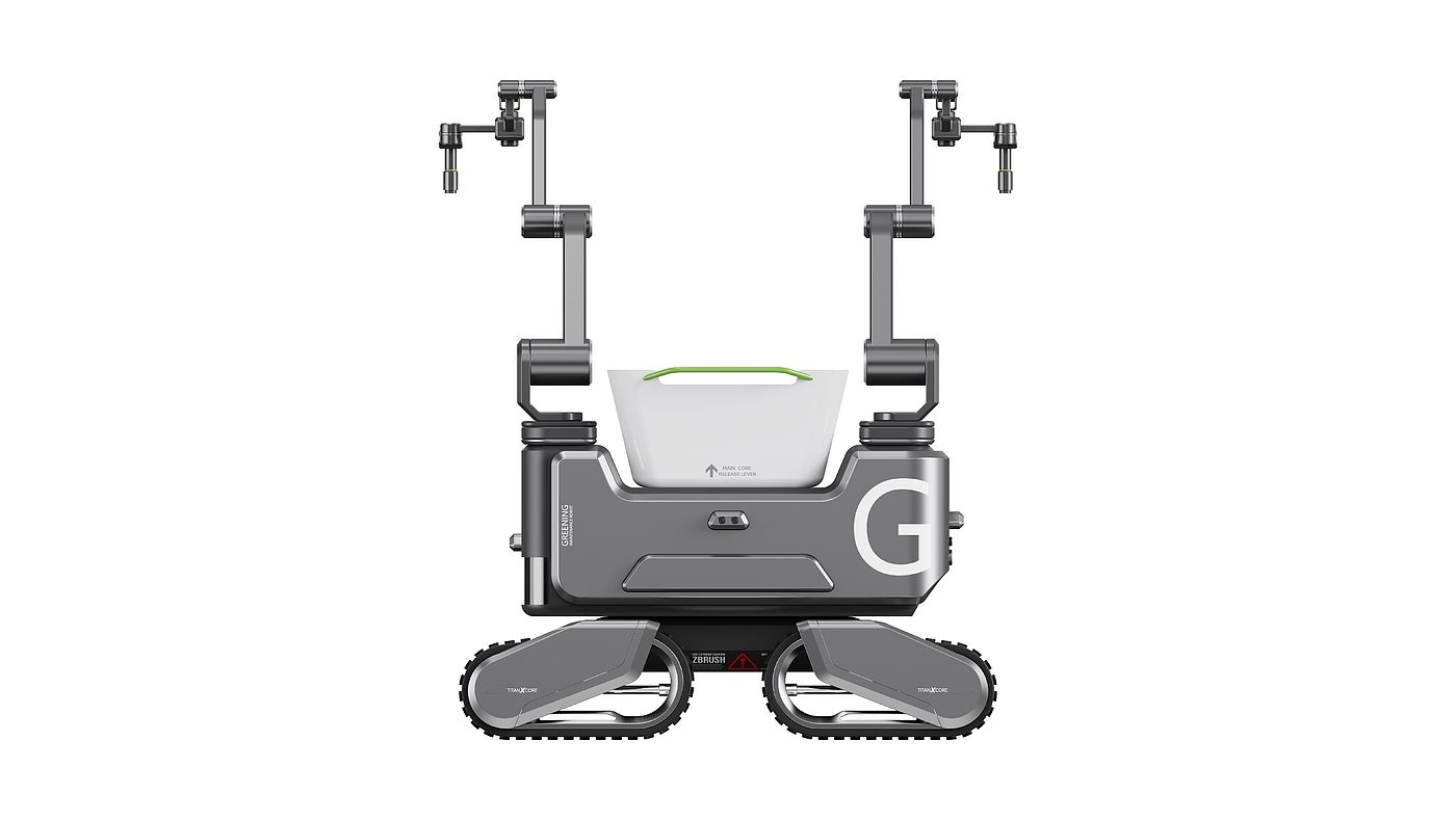 unmanned vehicle, big data, mechanical tools, minimalist, geometric metal，