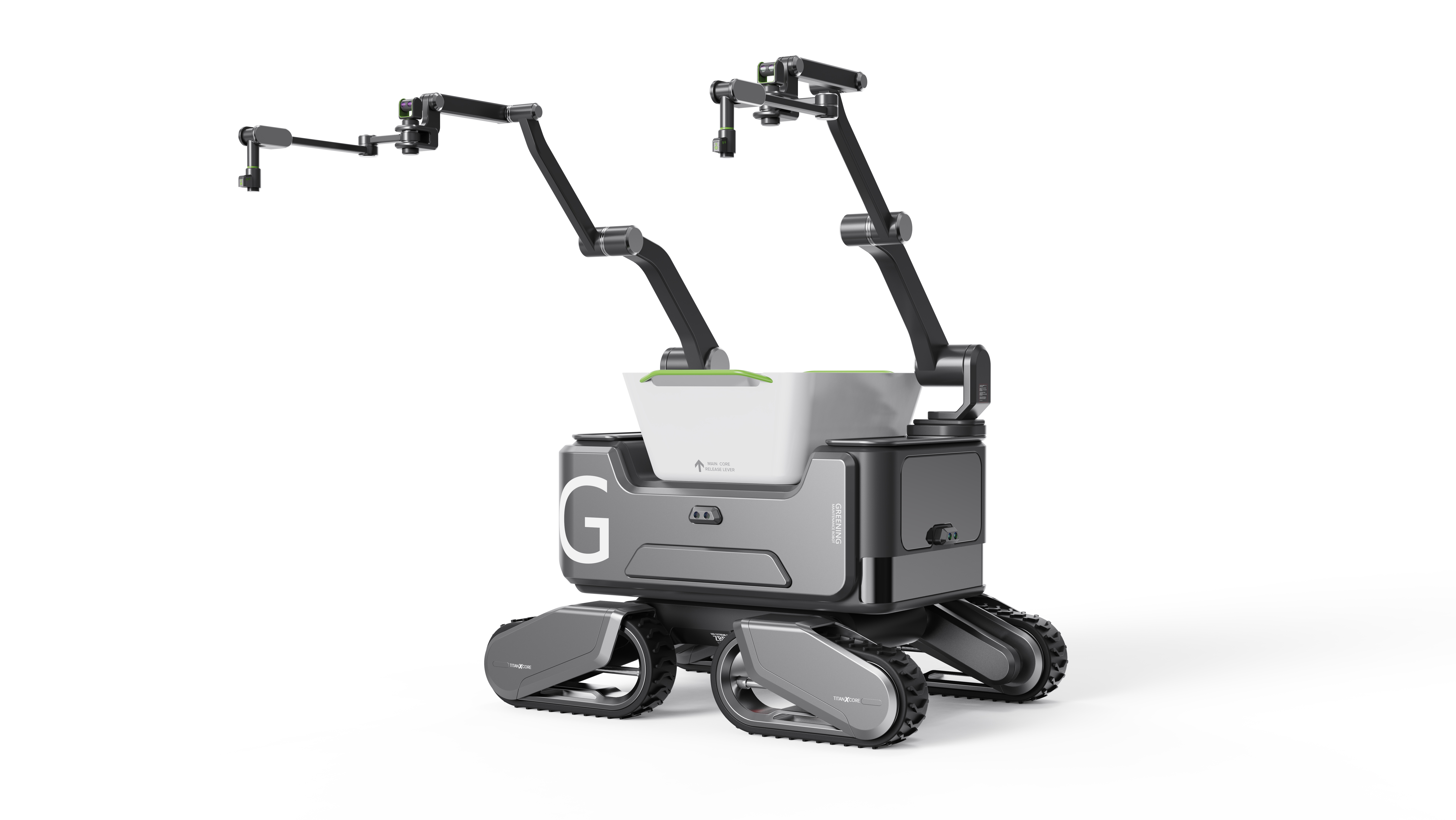 unmanned vehicle, big data, mechanical tools, minimalist, geometric metal，