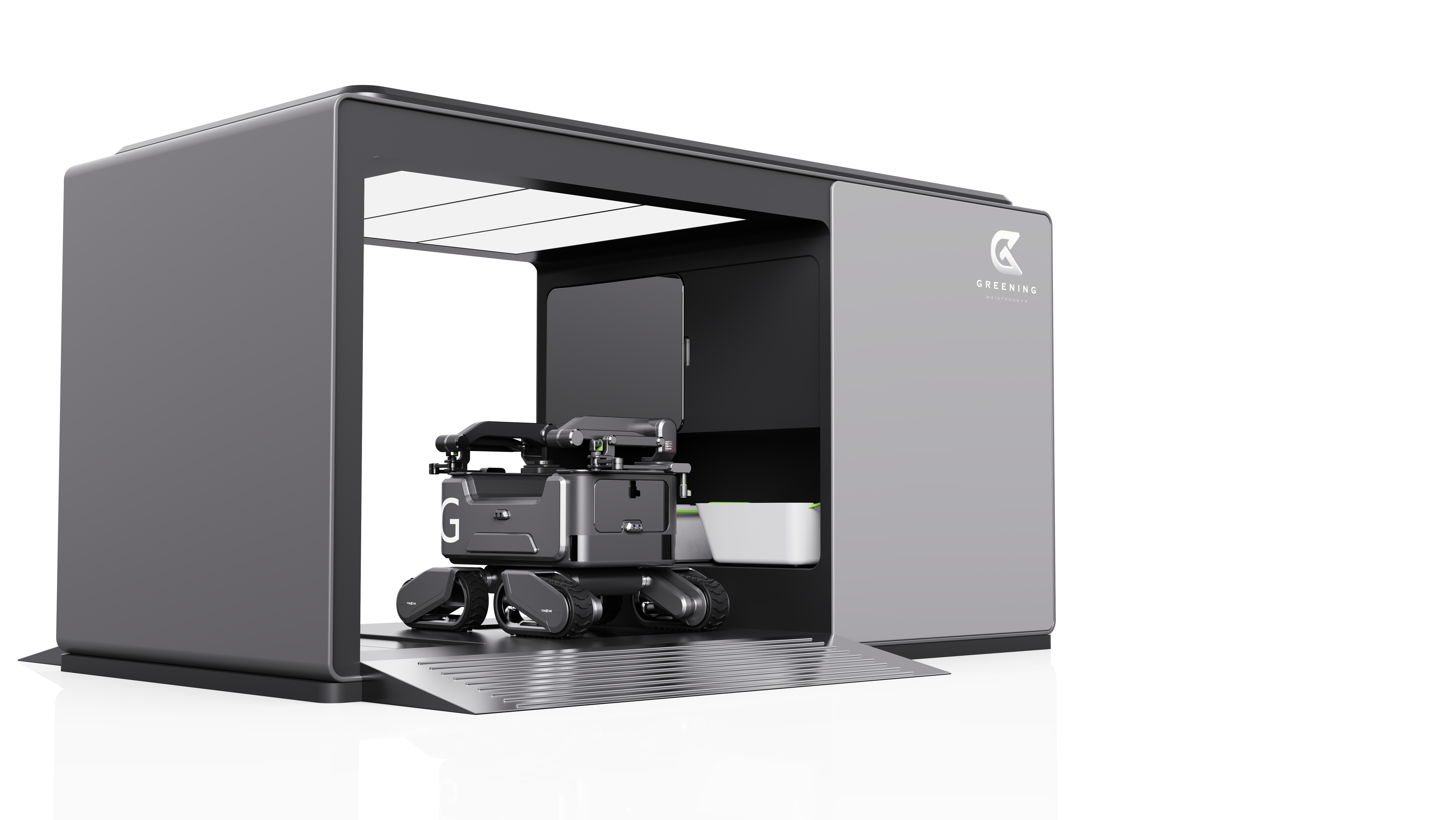 unmanned vehicle, big data, mechanical tools, minimalist, geometric metal，