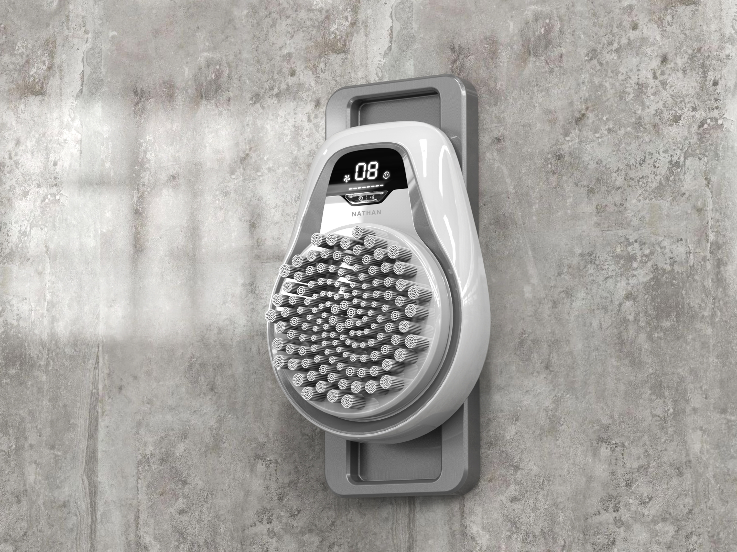 Bath brush，Electric bath brush，Wall-mounted bath brush，Household appliances，Clean electrical appliances，brush，Wall mounted，take a shower，