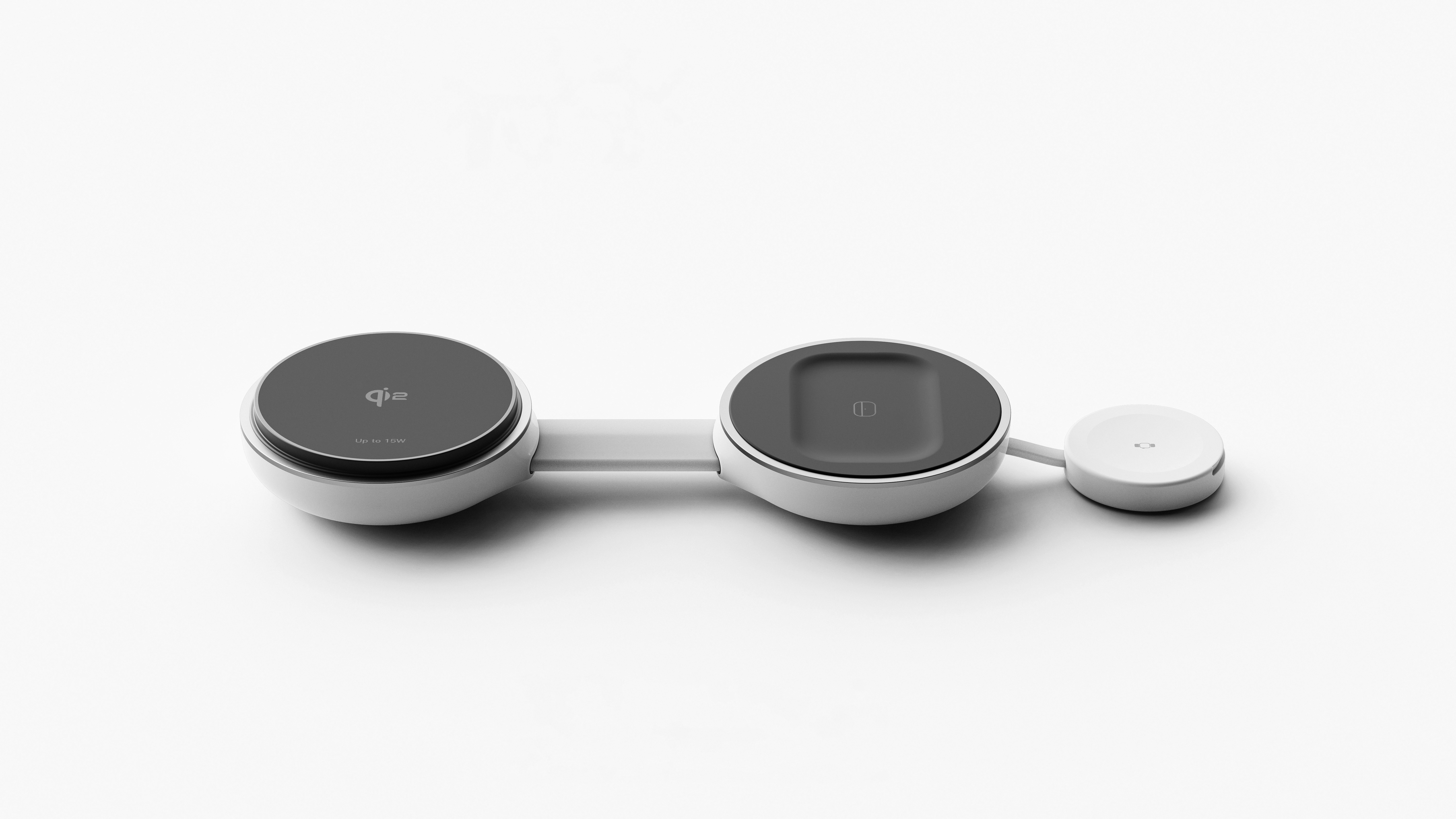 Wireless charging，Three in one wireless charging，Mobile wireless charging，Earphone wireless charging，Watch wireless charging，Mobile Accessories，Mobile phone charger，Portable charger，