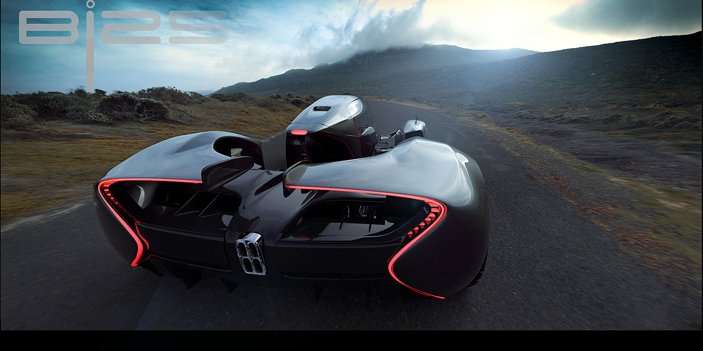 BI 25，conceptual design，Sports car，vehicle，