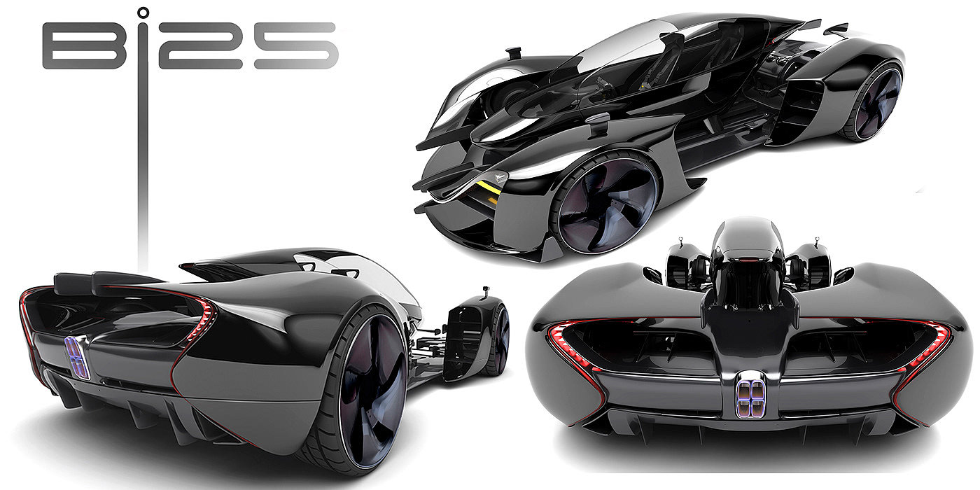 BI 25，conceptual design，Sports car，vehicle，