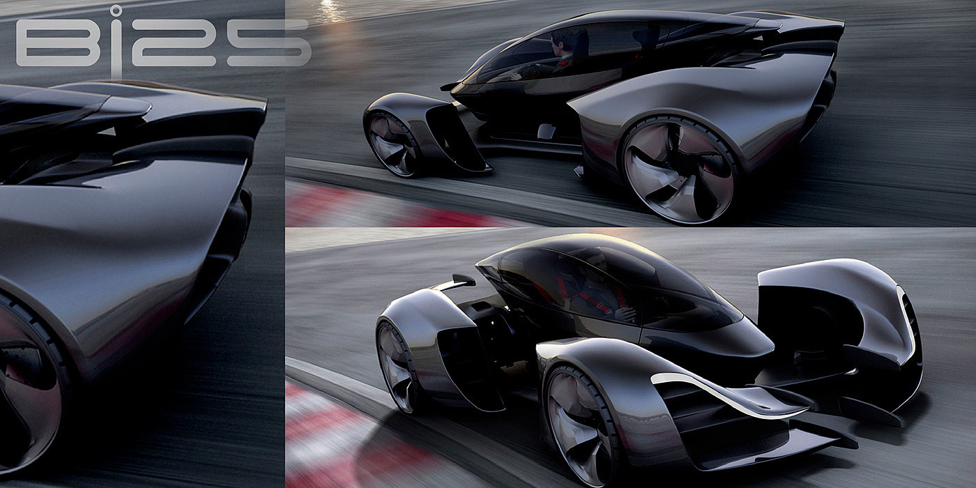 BI 25，conceptual design，Sports car，vehicle，