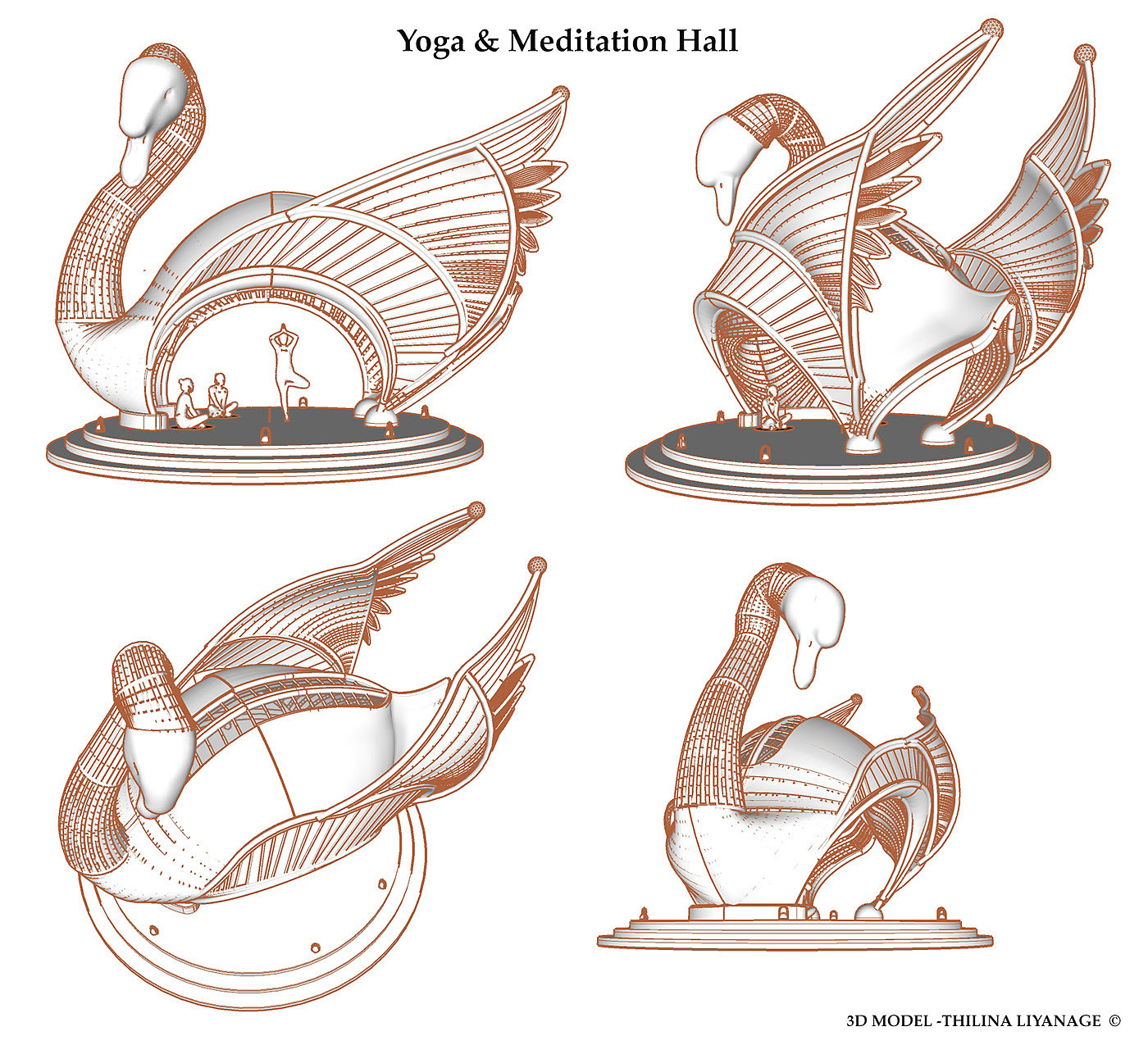 Yoga Pod，swan，yoga，Open space，