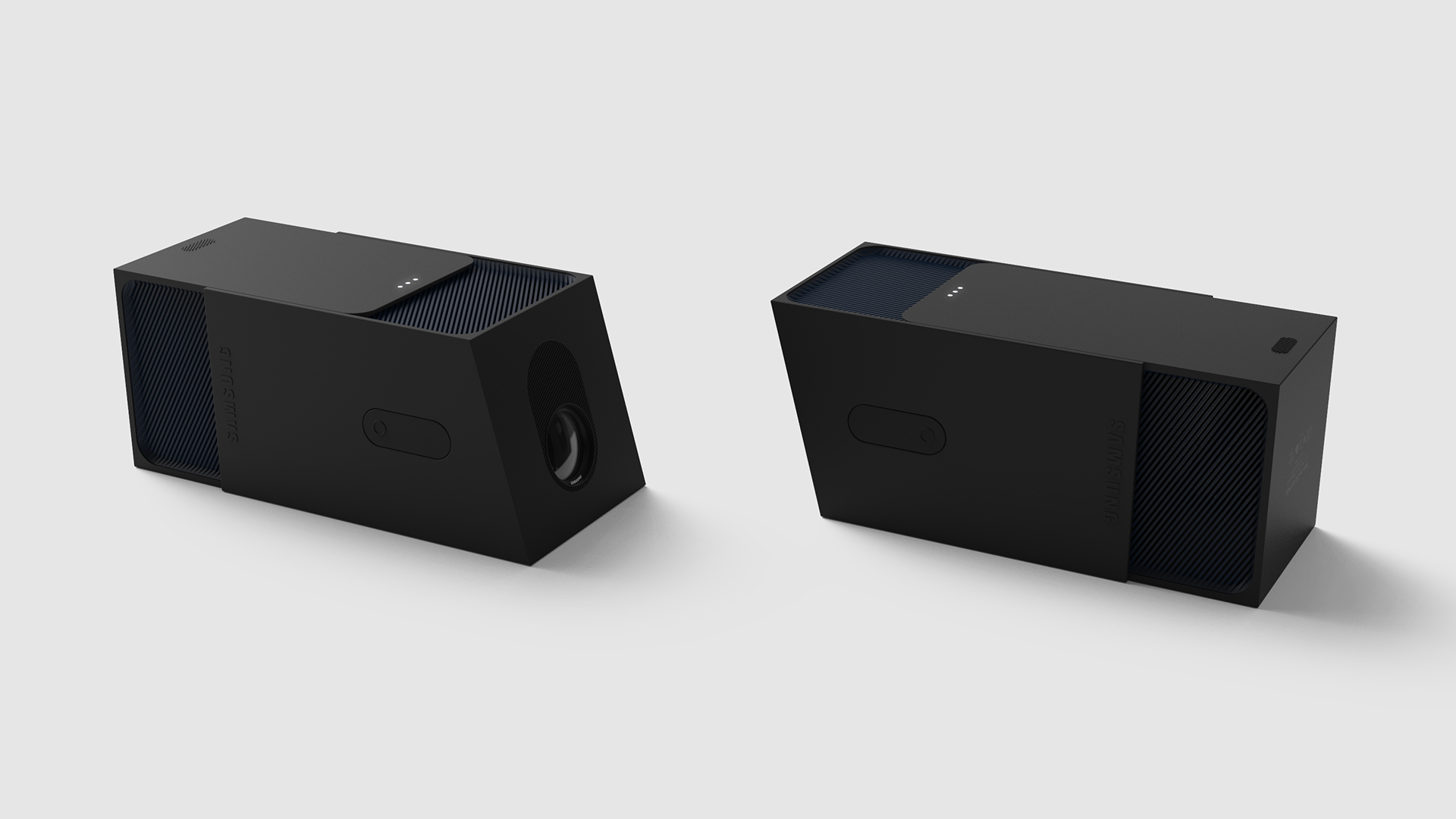 Samsung，Miniature projector，product design，